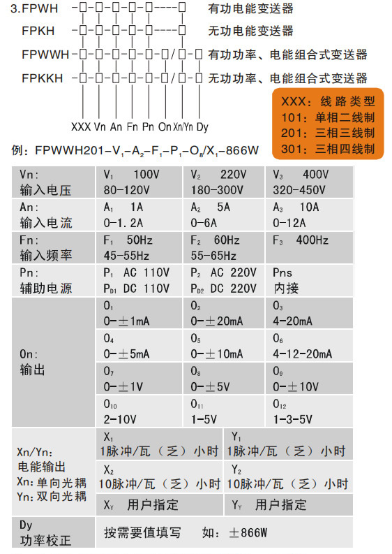 FP电能变送器